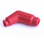 Red Plug Cap - Bike Spare part which is called universal plug cap.
